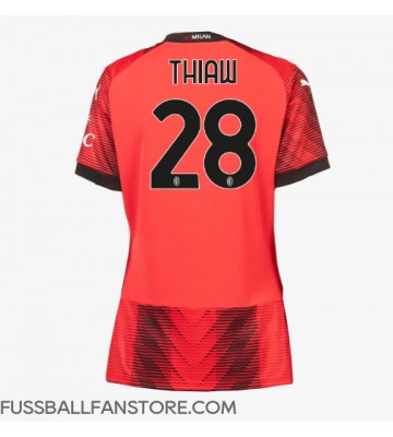 AC Milan Malick Thiaw #28 Replik Heimtrikot Damen 2023-24 Kurzarm